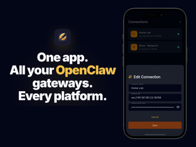 ClawOn — AI gateway client